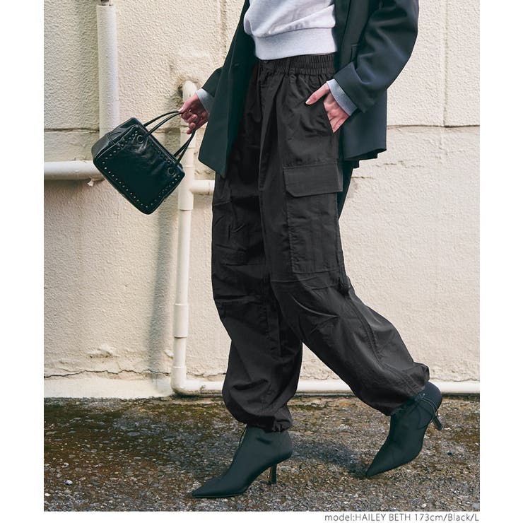 新品未使用⭐︎ayakawasaki パラシュートパンツ　チャコールグレー 新品未使用⭐︎ayakawasaki パラシュートパンツ チャコールグレー 楽天