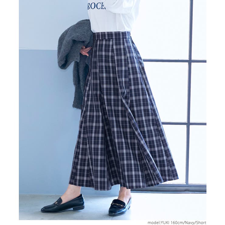 チェック柄マチスカート | coca | 詳細画像5 