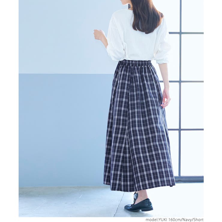チェック柄マチスカート | coca | 詳細画像7 