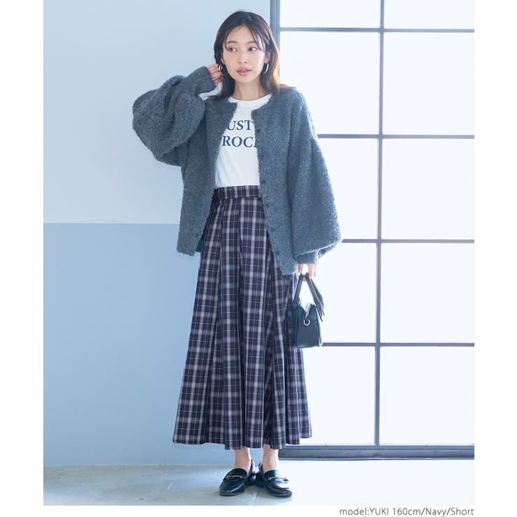 チェック柄マチスカート | coca | 詳細画像8 