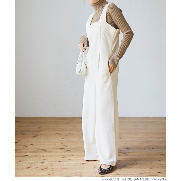 裏起毛カットカルゼタックサロペット[品番：PA000014915]｜coca（コカ