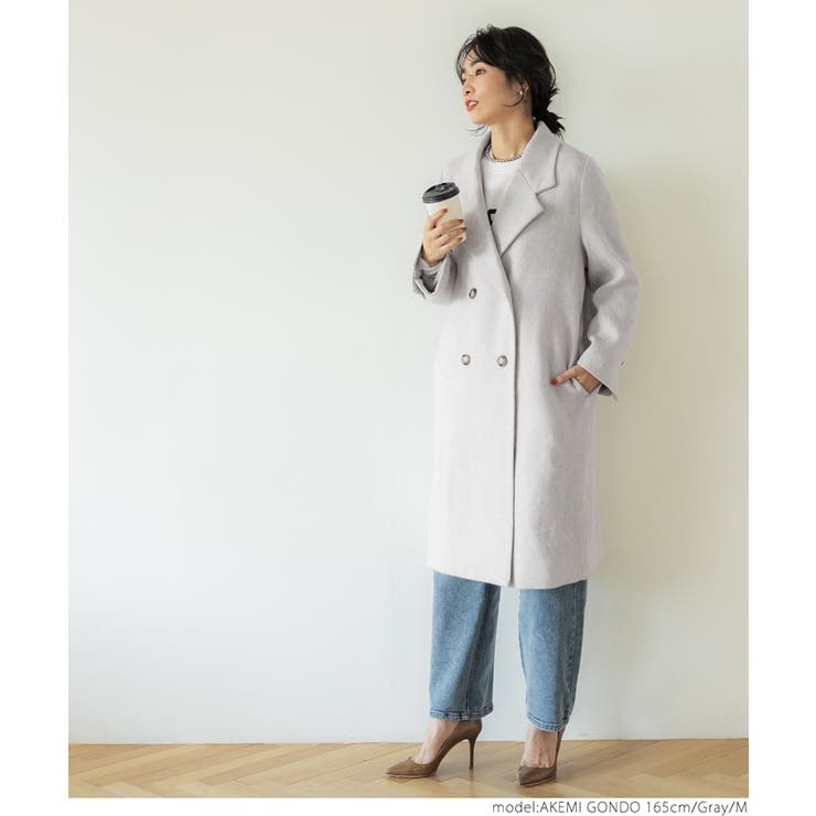 フェイクスライバーチェスターコート[品番：PA000015167]｜coca（コカ