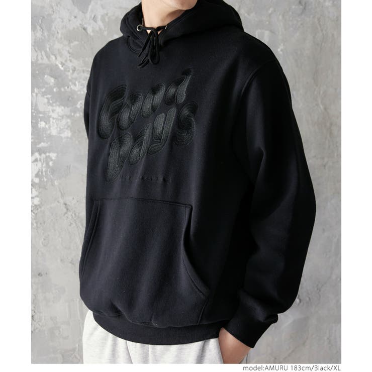 裏起毛ロゴ刺繍パーカー | coca | 詳細画像11 