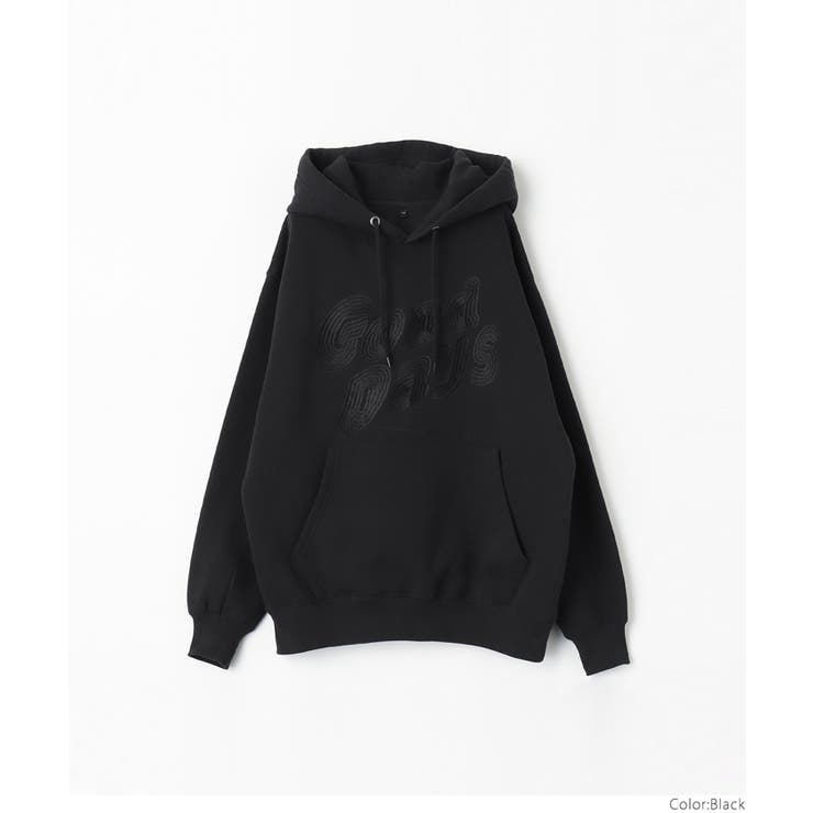 裏起毛ロゴ刺繍パーカー | coca | 詳細画像13 