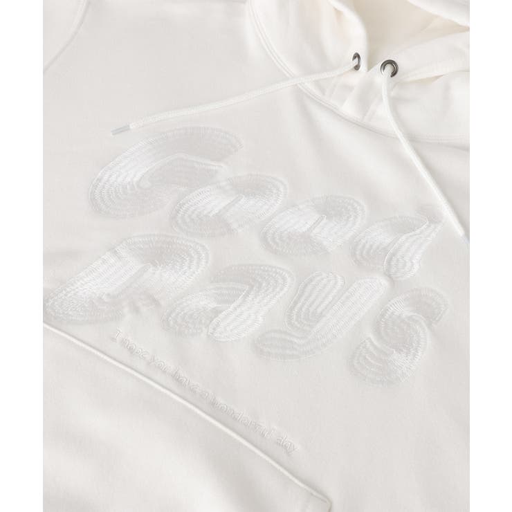 裏起毛ロゴ刺繍パーカー | coca | 詳細画像14 