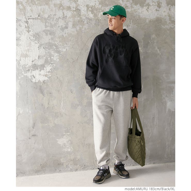 裏起毛ロゴ刺繍パーカー | coca | 詳細画像7 