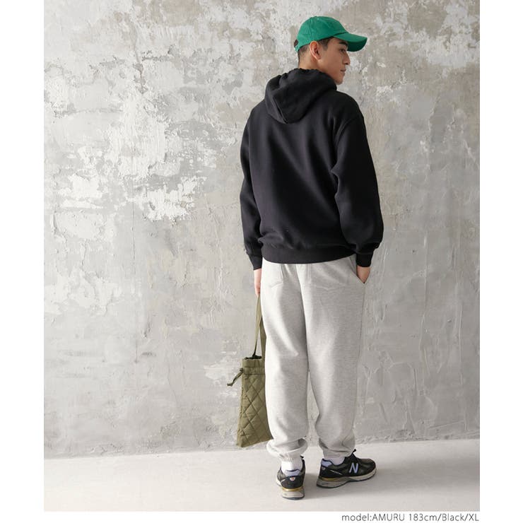 裏起毛ロゴ刺繍パーカー | coca | 詳細画像9 