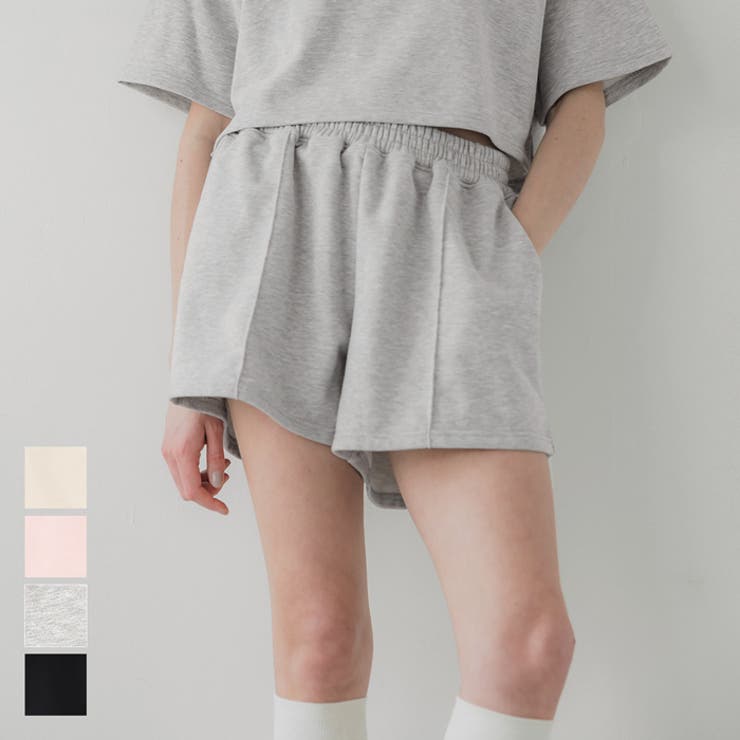 しっかり裏毛スウェットショートパンツ | coca | 詳細画像1 
