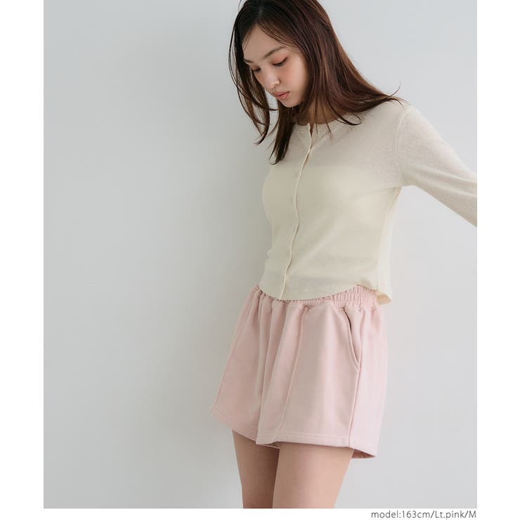 【冬バーゲン★】 しっかり裏毛スウェットショートパンツ[品番：PA000015695 7号～