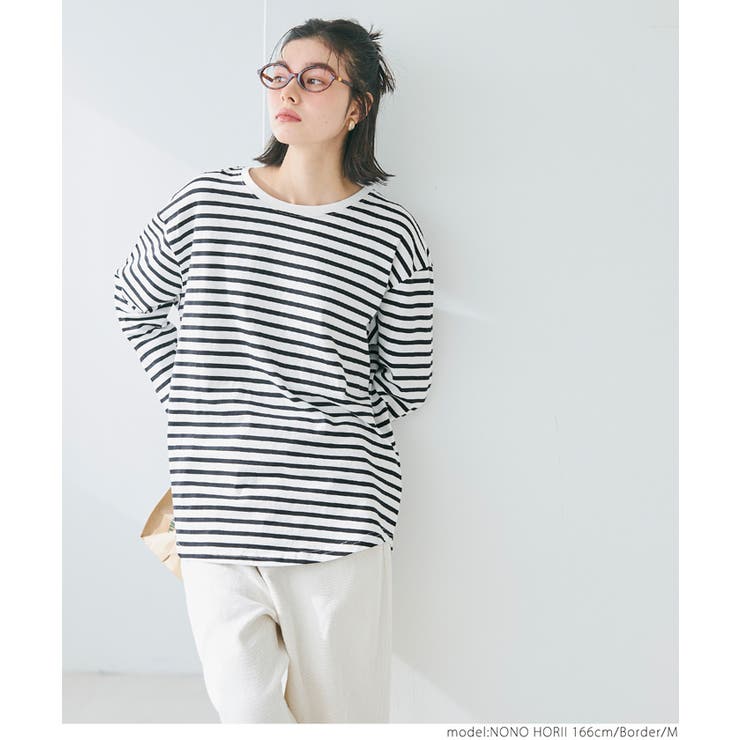 ［Border］ | ＼再入荷／コットンレイヤードTシャツ レディース | coca