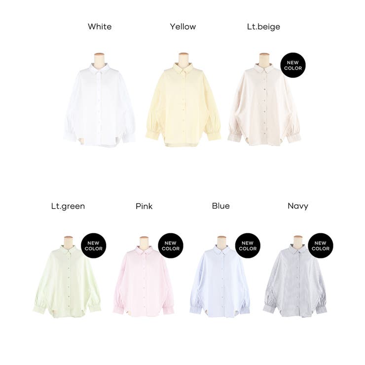 オックスドルマンボリュームスリーブシャツ | coca | 詳細画像27 