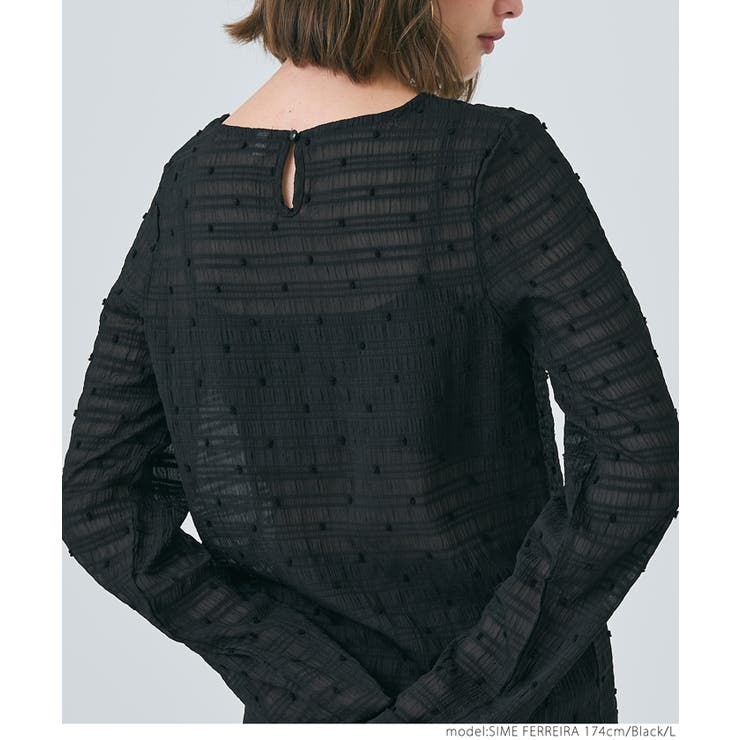 シースルードットトップス[品番：PA000015597]｜coca（コカ）のレディースファッション通販｜SHOPLIST（ショップリスト）