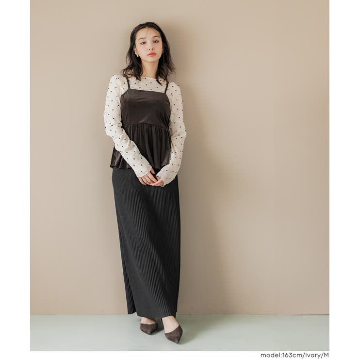 大人気アイテム再入荷！シースルードットトップス | coca | 詳細画像9 