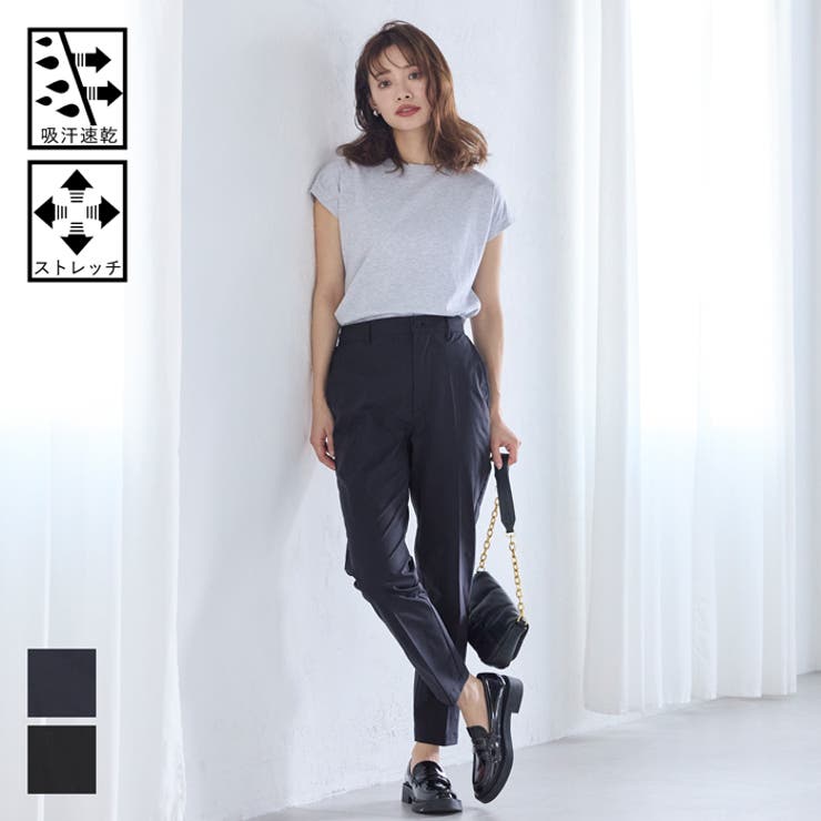 エステルストレッチブロードシーカーズパンツ[品番：PA000015606