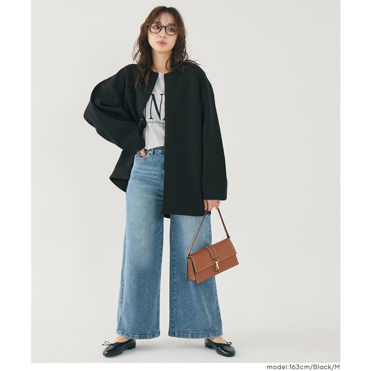 【セレモニー】バウンススウェットノーカラーコート | coca | 詳細画像9 