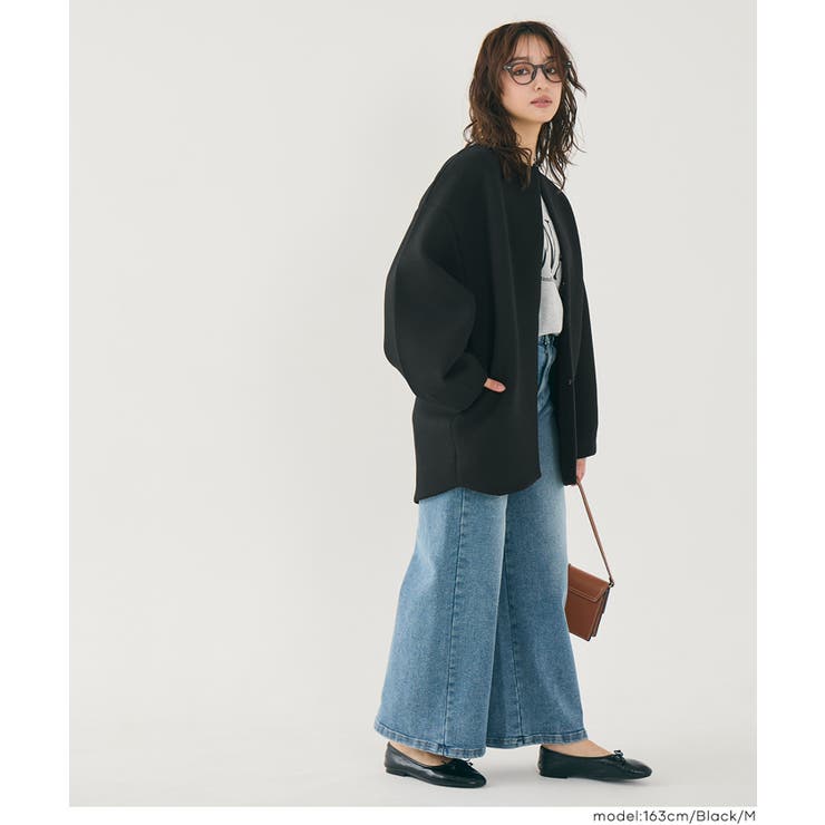 【セレモニー】バウンススウェットノーカラーコート | coca | 詳細画像12 