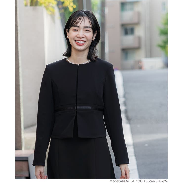 【セレモニー】セットアップ対応セレモニーショートジャケット | coca | 詳細画像13 