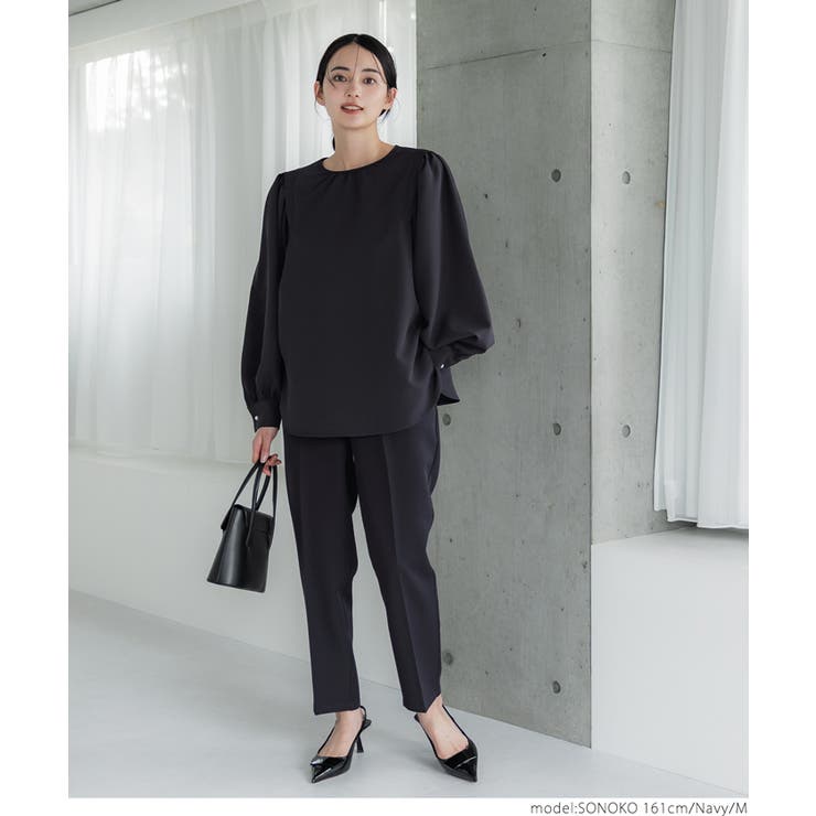 セットアップ対応ショルダータックブラウス | coca | 詳細画像9 