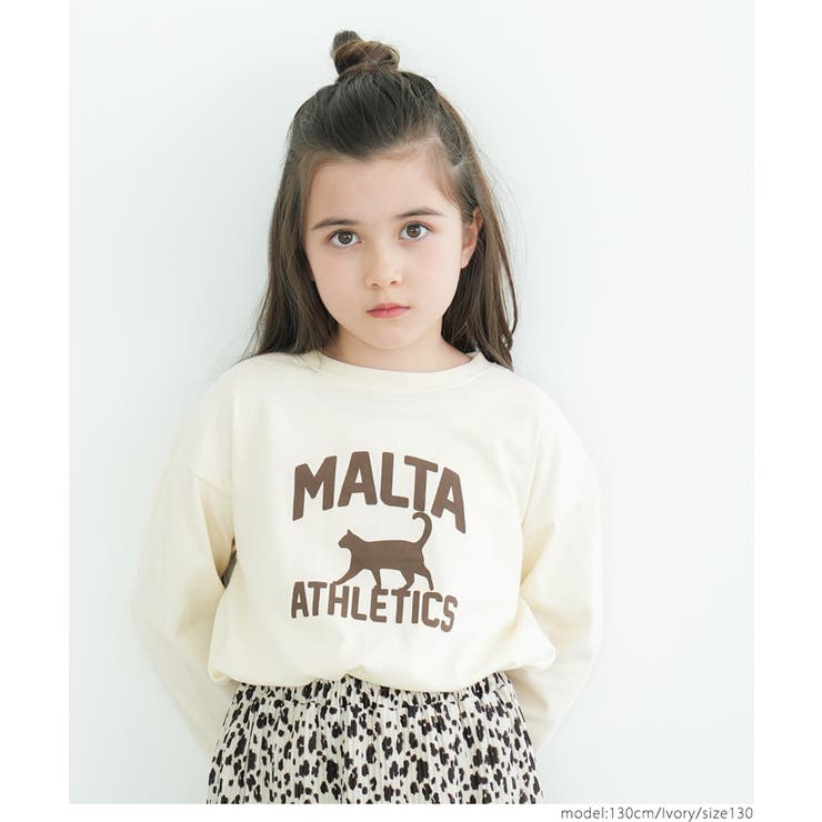 ［Ivory］ | キッズ アソートプリント長袖Tシャツ | coca