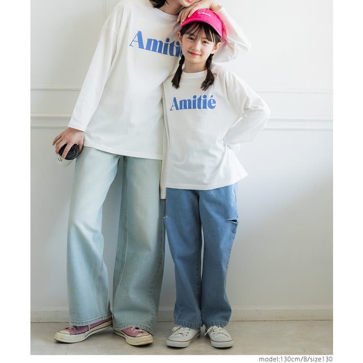 キッズ 親子お揃いゆるシルエットアソートプリントロンT | coca | 詳細画像6 