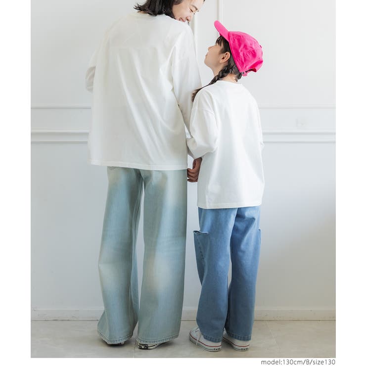 キッズ 親子お揃いゆるシルエットアソートプリントロンT | coca | 詳細画像8 