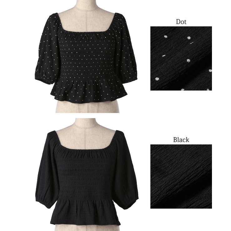 josemoon ギャザーオフショルダートップス ブラック サイズF GATHER OFF SHOULDER TOPS(F WHITE): TOPSjosemoon