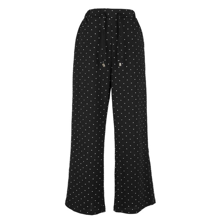 【即日発送】COYSEIOコイセイオ シャーリング パンツ ブラック໒꒱ シボシャーリングイージーパンツ（その他パンツ）｜coca（coca