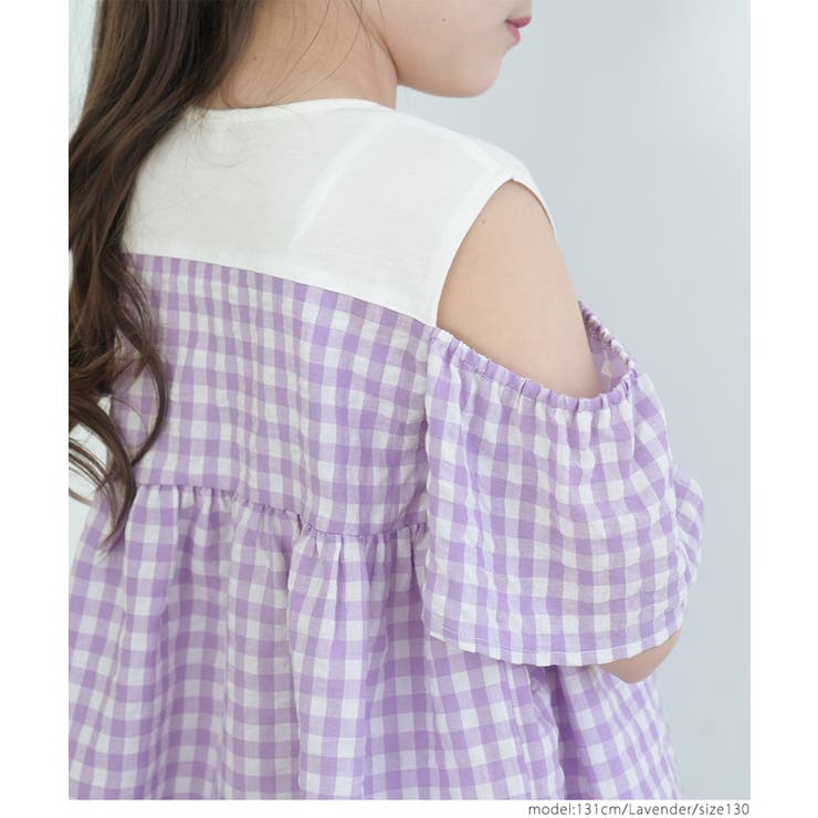 elu. キッズ　リバーシブル　ドレス　ブラック&ギンガムチェック CATEGORY Wear line （KIDS） | elu