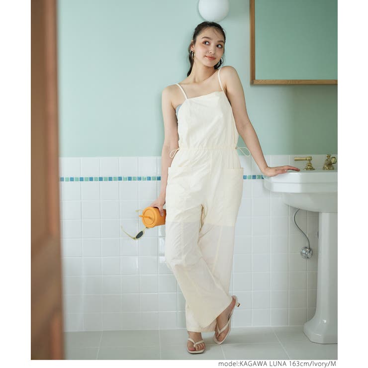 ナイロンタッサーサロペット | coca | 詳細画像9