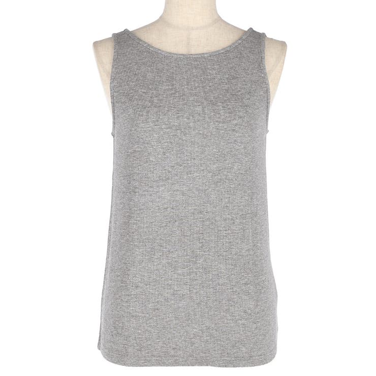 とろみリブボートネックノースリーブ | coca | 詳細画像3 