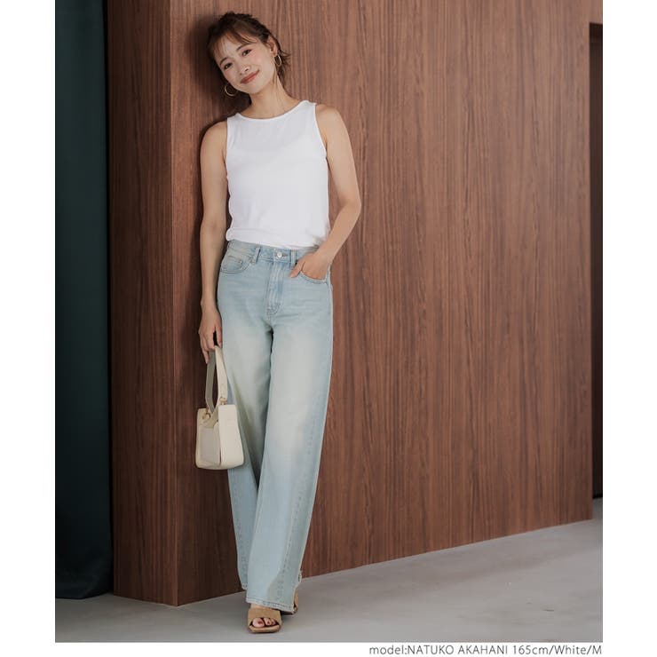 とろみリブボートネックノースリーブ | coca | 詳細画像5 