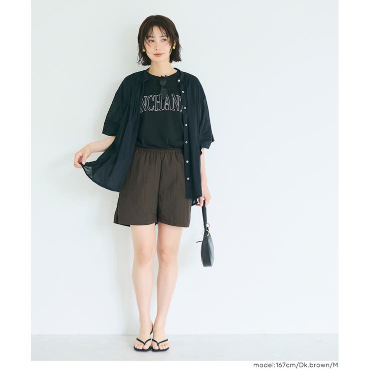 ［Dk.brown］ | ＼26ss新色登場／ワッシャーナイロンショーツ【撥水】 | coca