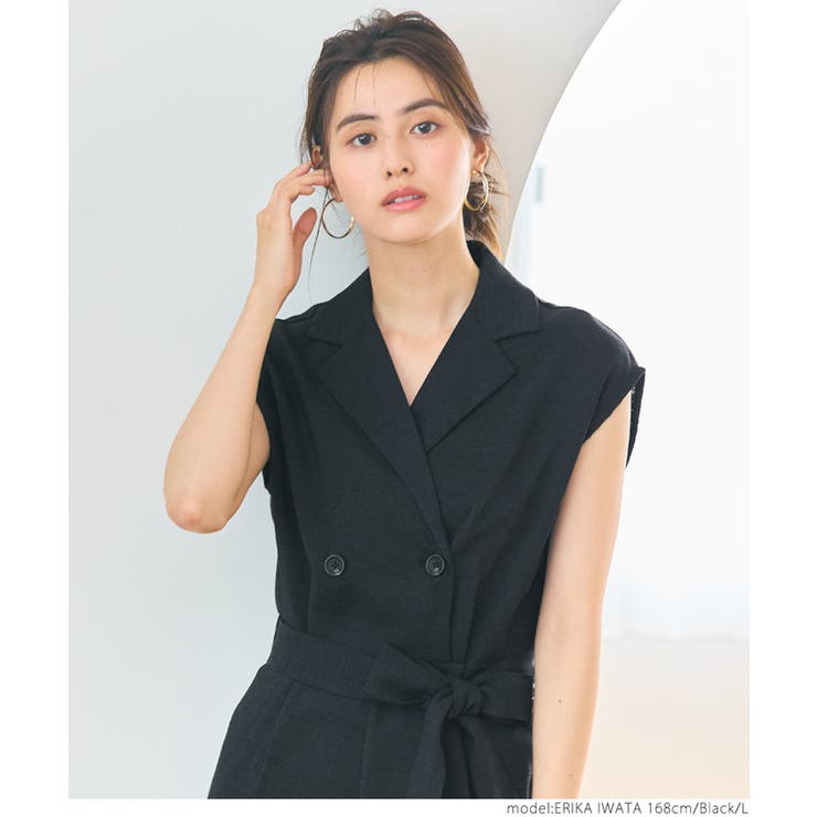 リネンライクオールインワン[品番：PA000016067]｜coca（コカ