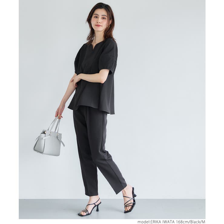 セットアップ対応ランタンスリーブブラウス | coca | 詳細画像4