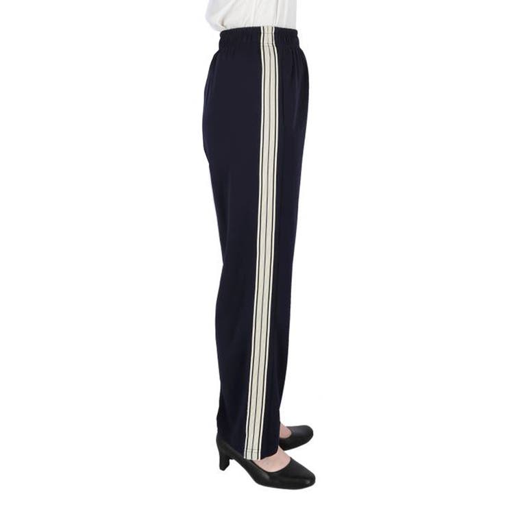 【新色追加/3サイズ展開】カットジョーゼットサイドラインパンツ | coca | 詳細画像7 