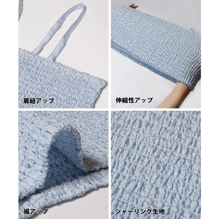 キッズ ガールズ シャーリングビスチェ半袖Tシャツ2枚セット | coca | 詳細画像14 