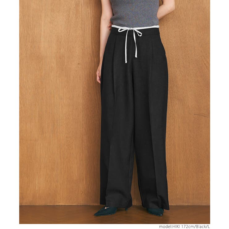 パンツ レディース ワイドパンツ[品番：PA000016262]｜coca