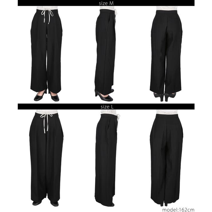 パンツ レディース ワイドパンツ[品番：PA000016262]｜coca