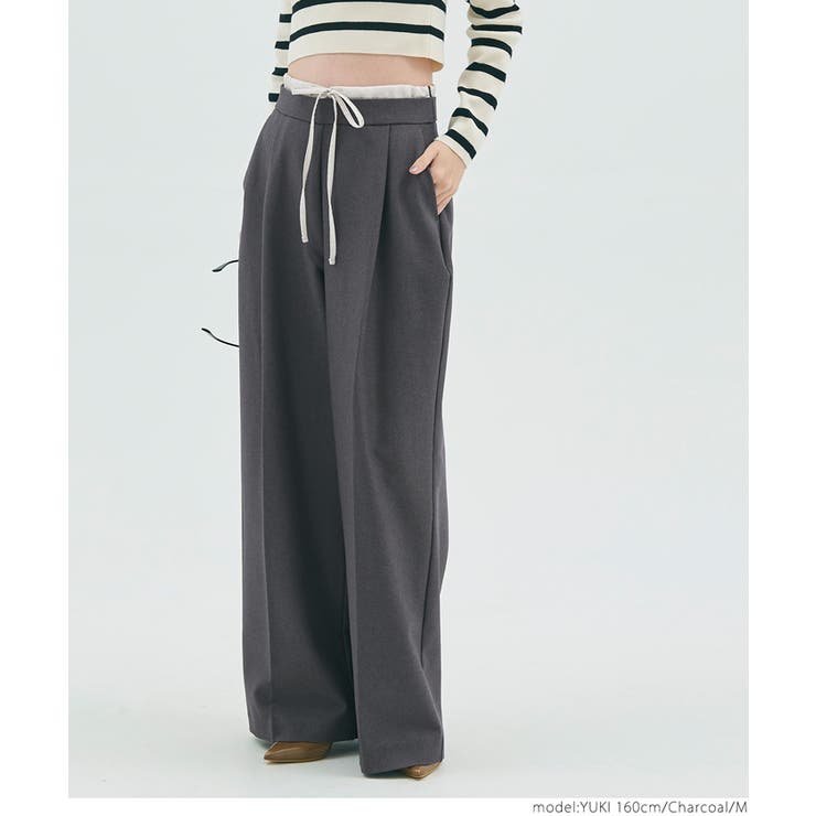 パンツ レディース ワイドパンツ[品番：PA000016262]｜coca