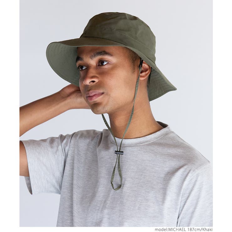 ［Khaki］ | メンズ撥水ポケッタブルバケットハット | coca