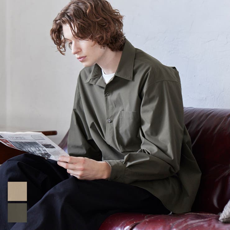 メンズリップストップリラックスシャツジャケット | coca | 詳細画像1 