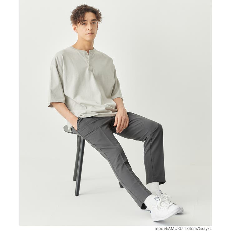 メンズナイロンタイトスラックスパンツ | coca | 詳細画像8 