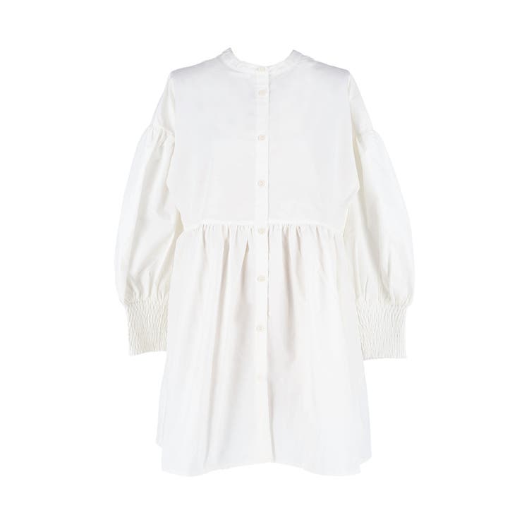 バルーンスリーブギャザーブラウス （WHITE） バルーンスリーブギャザーブラウス[品番：PA000016273]｜coca（コカ