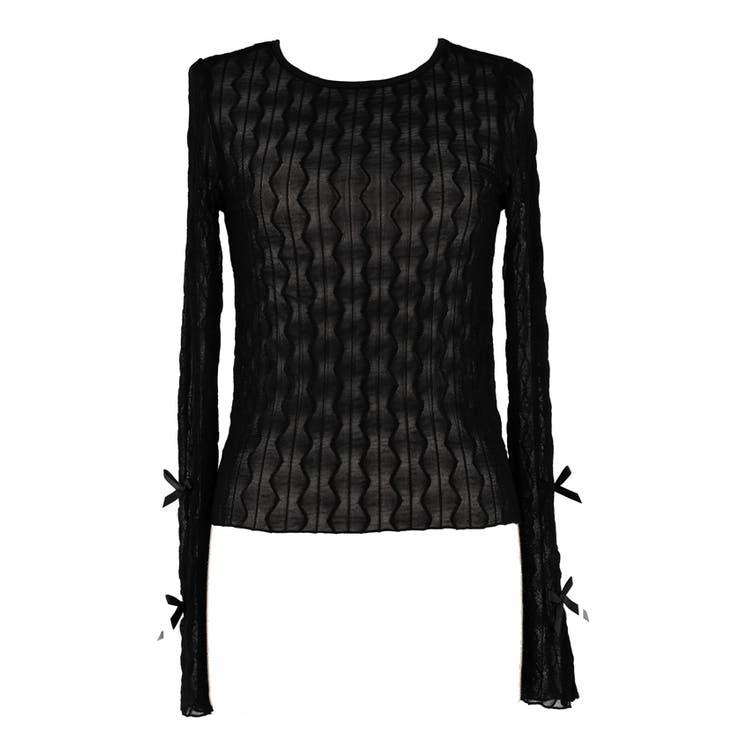 メッシュリボントップス | coca | 詳細画像3 