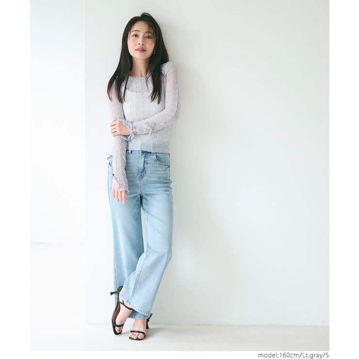 メッシュリボントップス | coca | 詳細画像4 