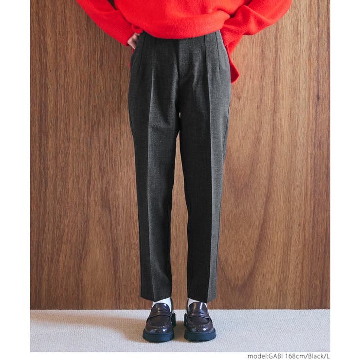 ウールライクボンディングテーパードパンツ レディース | coca | 詳細画像13 