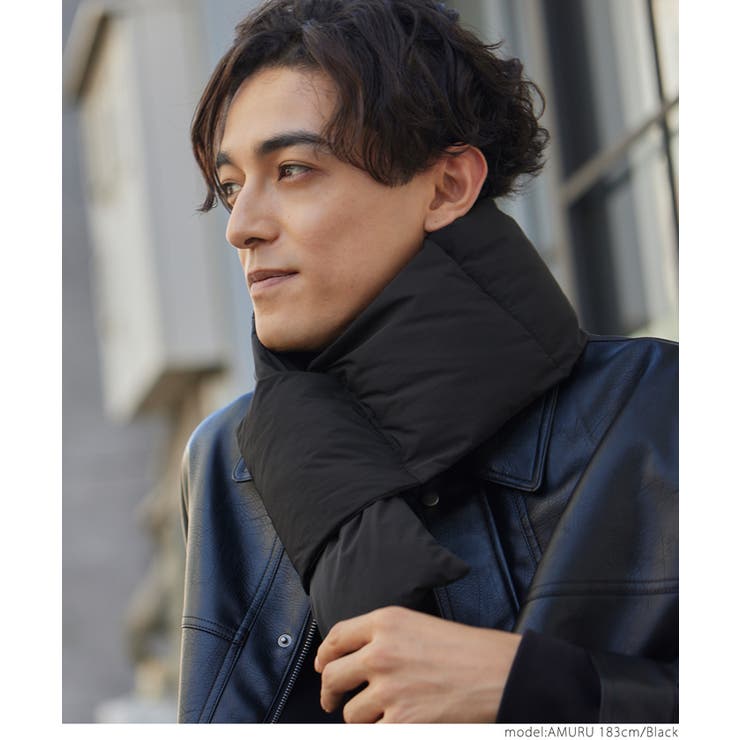 SORONA機能中綿ポケッタブルマフラー メンズ[品番：PA000016382]｜coca