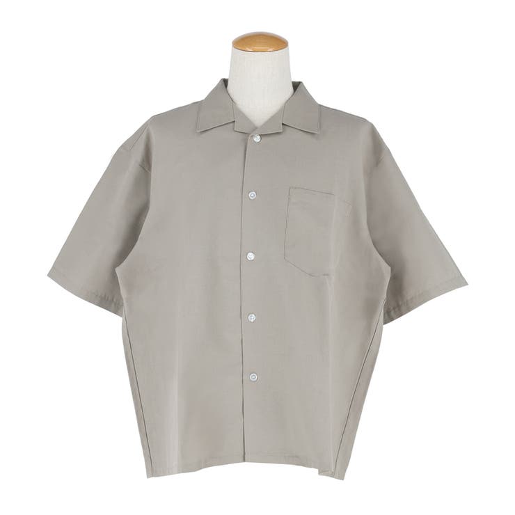 リネンブレンド開襟半袖シャツ メンズ レディース | coca | 詳細画像4 