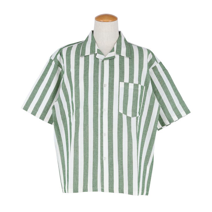 リネンブレンド開襟半袖シャツ メンズ レディース | coca | 詳細画像6 