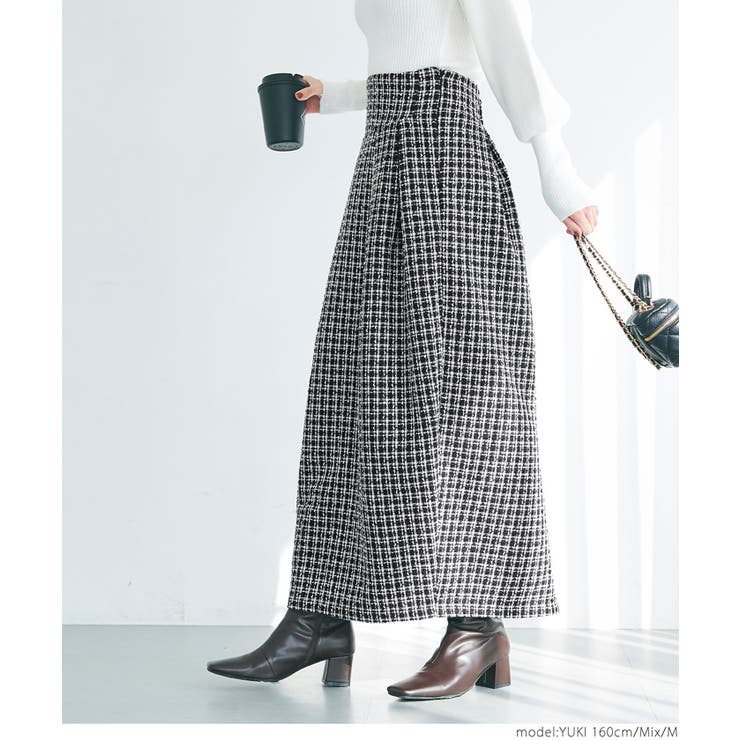 リサイクルツイードコクーンスカート レディース | coca | 詳細画像11 